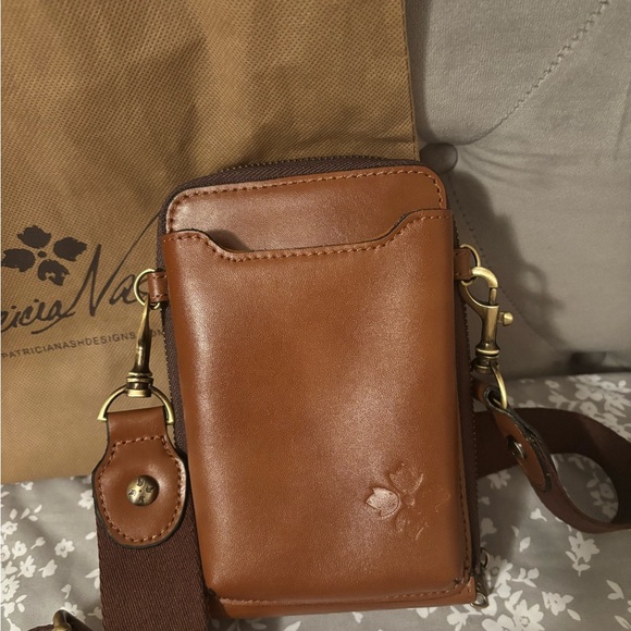 Patricia Nash Tan Map Belt Bag - Picture 2 of 5